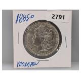 1885-O 90% Silv Morgan $1 Dollar