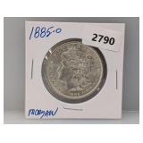 1885-O 90% Silv Morgan $1 Dollar
