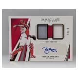 2021 Molina Immaculate Heroes Auto 2x Jersey 8/10