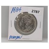 1884 90% Silv Morgan $1 Dollar