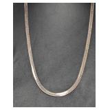 30" .925 Sterl Herringbone Chain Necklace