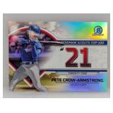 2023 Pete Crow-Armstrong Bowman Chrome Top 100 Ref