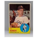 1963 Topps Ray Herbert Tuff 7th series high number