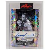 2025 Leaf Sports Heroes Win City Lennox Lewis Auto