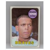 1969 Topps Baseball Orlando Cepeda HOF 385