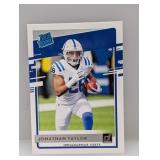 2020 Panini Donruss Rated Rookie Jonathan Taylor