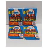(4) 1990 Fleer Baseball