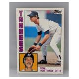 1984 Don Mattingly Topps RC Rookie #8