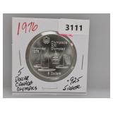 1976 .925 Silv Canada Olympics $5 Dollars