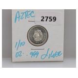 1/10oz .999 Silv Aztec Round