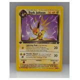 2000 Pokemon 1st Edition Team Rocket Dark Jolteon
