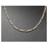 20" .925 Sterl Figaro Chain Necklace