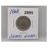 1868 Shield Nickel