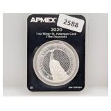 2020 1oz .999 Silv St Helenian Cash