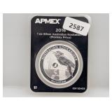 2016 1oz .999 Silv Australian Kookaburra