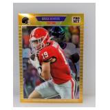 62/199 2023 Leaf Pro Set Gold Brock Bowers PSG-4