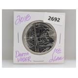 2018 1oz .999 Silv Darth Vader
