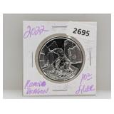 2022 1oz .999 Silv Komodo Dragon