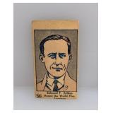 1928 Strip Card Edward Schlee W513 AVIATOR Creases