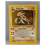 1999 Pokemon Fossil Kabutops Holo #9 Edges