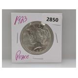 1923 90% Silv Peace $1 Dollar