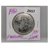1982 1oz .999 Silv Engelhard Round