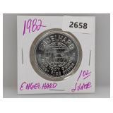 1982 1oz .999 Silv Engelhard Round