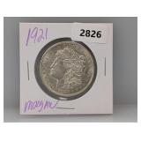1921 90% Silv Morgan $1 Dollar