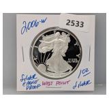 2006-W 1oz .999 Silv PF Eagle $1 Dollar