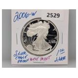 2006-W 1oz .999 Silv PF Eagle $1 Dollar