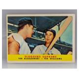 1958 Topps Sluggers Supreme Williams HOF Crease