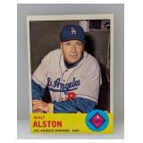 1963 Topps Baseball Walter Alston HOF 154
