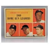 1960 Topps Home Run Leaders #44 Mantle/Maris HOF
