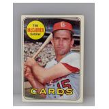 1969 Topps Baseball Tim McCarver HOF 475 Crease