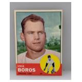 1963 Topps Steve Boris Tuff 7th series high number