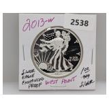 2013-W 1oz .999 Silv Enhanced PF Eagle $1
