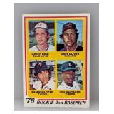 1978 Topps RCs Iorg/Oliver/Perlozzo/Whitaker RC