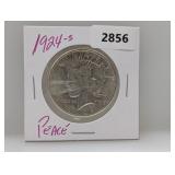 1924-S 90% Silv Peace $1 Dollar