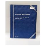 Partial Lincoln Head Cent Book 1909-1940