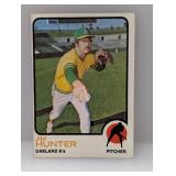 1973 Topps Jim Hunter #235 Corner
