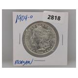 1904-O 90% Silv Morgan $1 Dollar