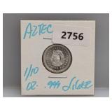 1/10oz .999 Silv Aztec Round