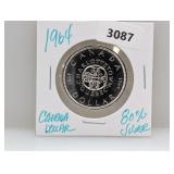 1964 80% Silv Canada $1 Dollar