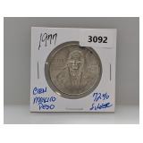 1977 72% Silv Mexico Cien Pesos