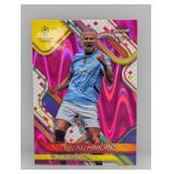 2024-25 Haaland Topps Finest Pink Ray Wave /250