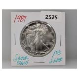 1987 1oz .999 Silv Eagle $1 Dollar