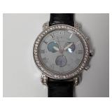 Benny & Co 3 Ct Diam Stainless Steel Watch