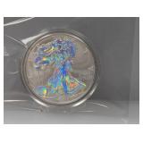 2010 1oz .999 Silv Holographic Eagle $1