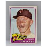 1965 Topps Baseball JIM KAAT HOF 62