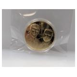 24k Gold Layered Trump/Vance Medallion